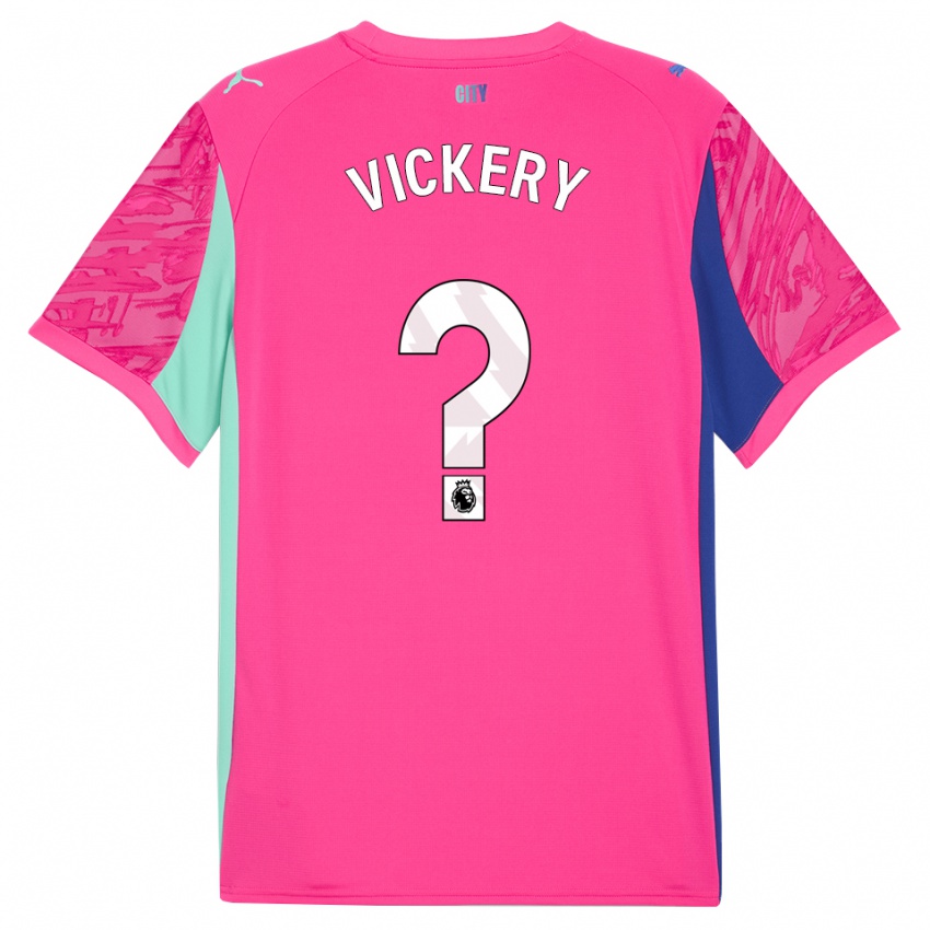 נשים Ben Vickery #0 ורד ורוד חולצת שוער 2025/26 חולצה קצרה