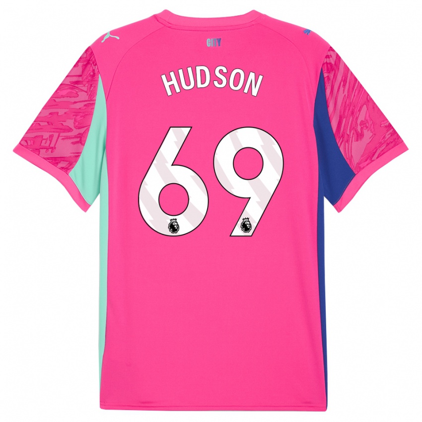 נשים מקס הדסון #69 ורד ורוד חולצת שוער 2025/26 חולצה קצרה