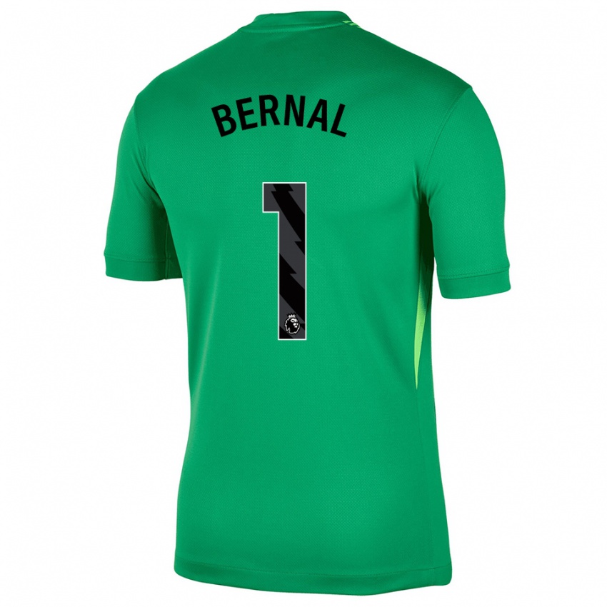 נשים Freddy Bernal #1 ירוק שחור חולצת שוער 2025/26 חולצה קצרה