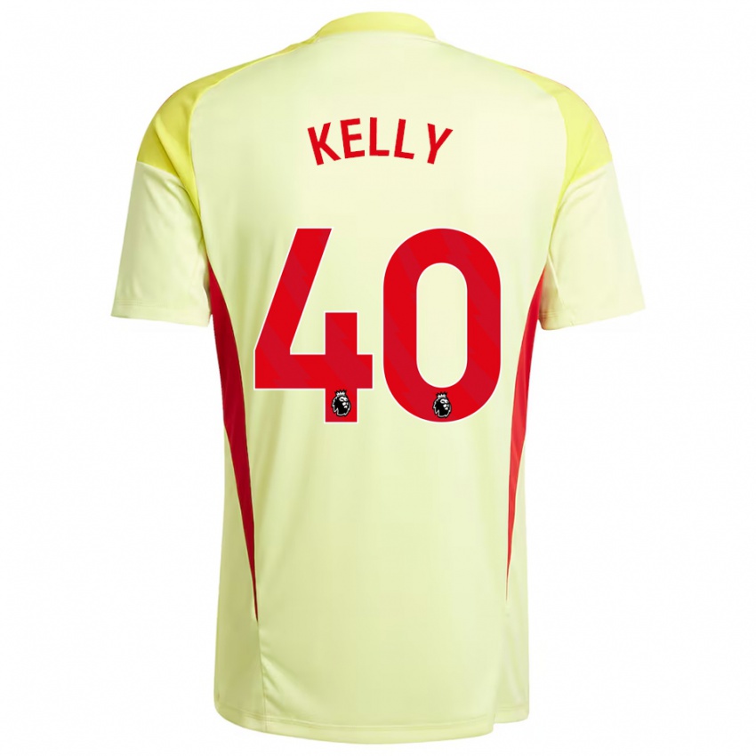 נשים סופיה גבריאל קלי #40 צהוב בהיר חולצת שוער 2025/26 חולצה קצרה