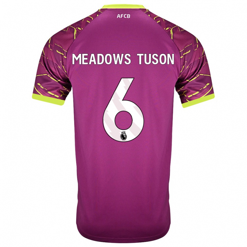 נשים Freya Meadows Tuson #6 מג'נטה כהה חולצת שוער 2025/26 חולצה קצרה