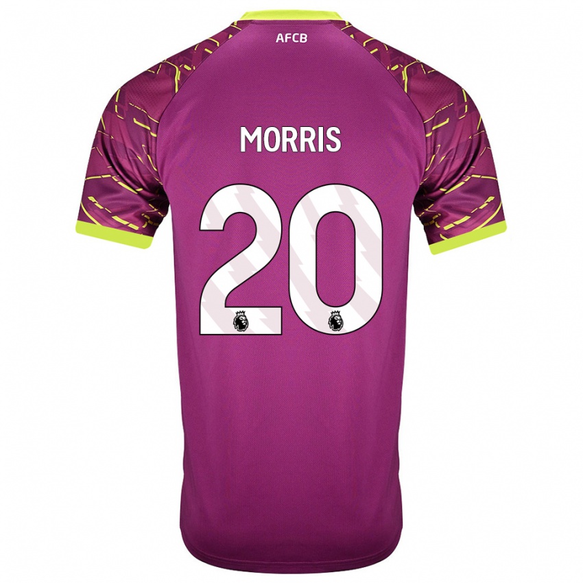 נשים Caitlin Morris #20 מג'נטה כהה חולצת שוער 2025/26 חולצה קצרה