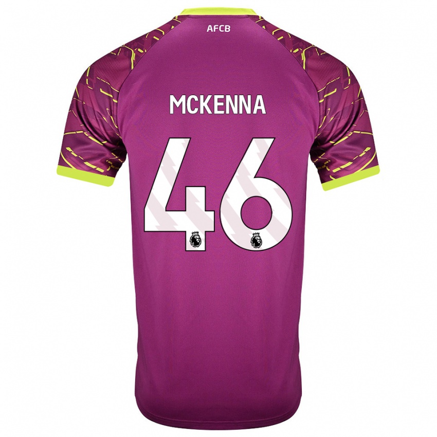 נשים קאלאן מקקנה #46 מג'נטה כהה חולצת שוער 2025/26 חולצה קצרה