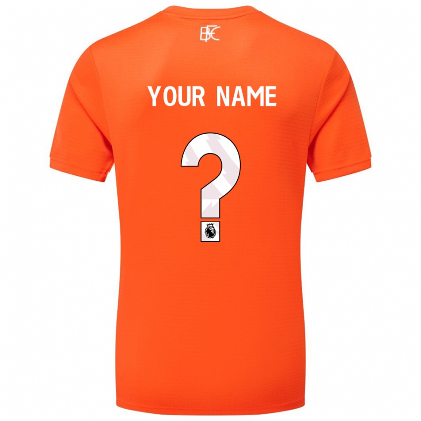 נשים ברנלי כתום לבן חולצת שוער 2025/26 חולצה קצרה