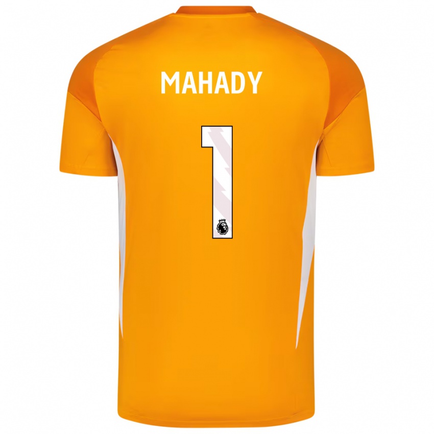 נשים רורי מהדי #1 כתום לבן חולצת שוער 2025/26 חולצה קצרה