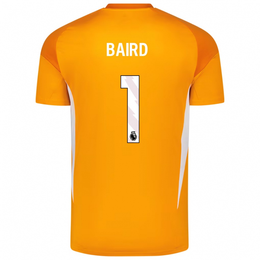 נשים אלכס ביירד #1 כתום לבן חולצת שוער 2025/26 חולצה קצרה