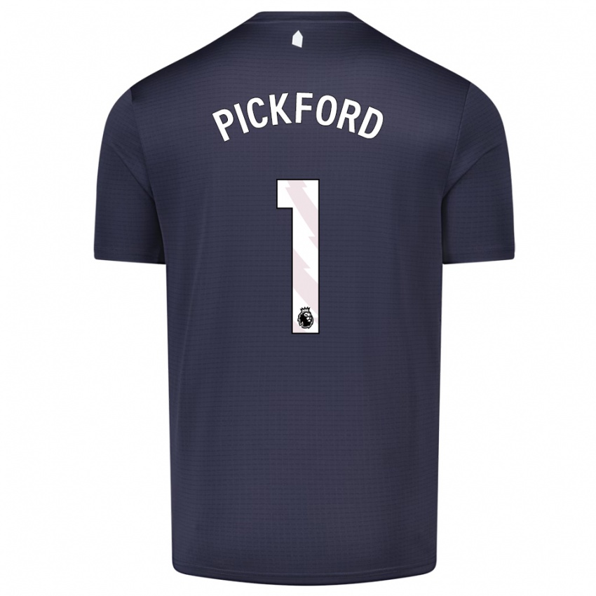 נשים ג'ורדן פיקפורד #1 שחור לבן חולצת שוער 2025/26 חולצה קצרה