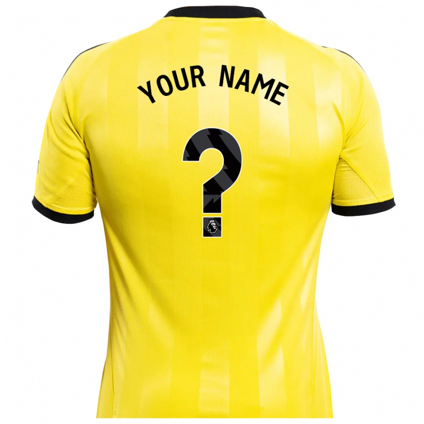 נשים ניוקאסל יונייטד צהוב שחור חולצת שוער 2025/26 חולצה קצרה