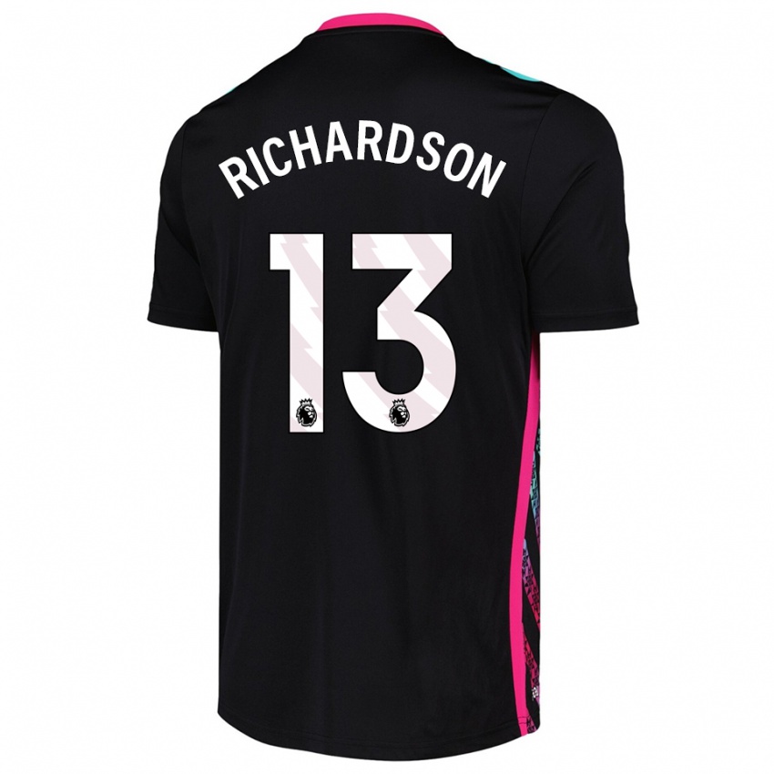 נשים אדם ריצ'רדסון #13 שחור לבן חולצת שוער 2025/26 חולצה קצרה