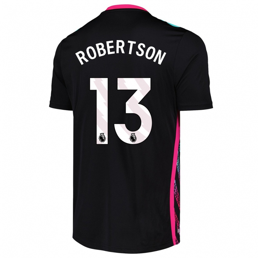 נשים Finley Robertson #13 שחור לבן חולצת שוער 2025/26 חולצה קצרה