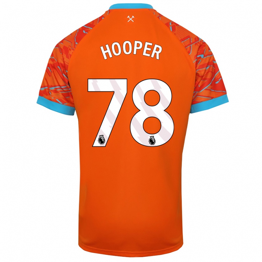 נשים פינלי הופר #78 כתום לבן חולצת שוער 2025/26 חולצה קצרה