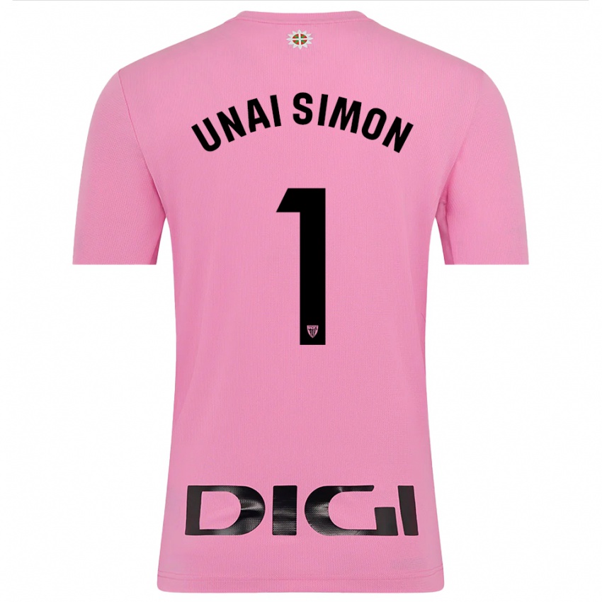 נשים אונאי סימון #1 ורוד שחור חולצת שוער 2025/26 חולצה קצרה