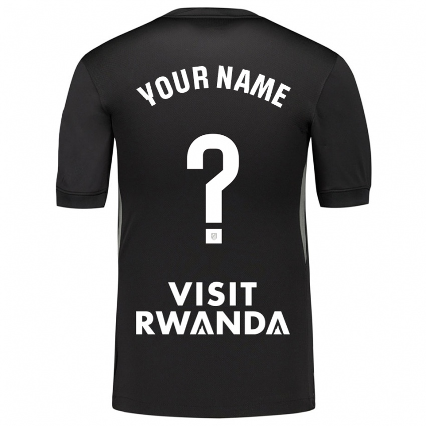 נשים אתלטיקו מדריד שחור לבן חולצת שוער 2025/26 חולצה קצרה