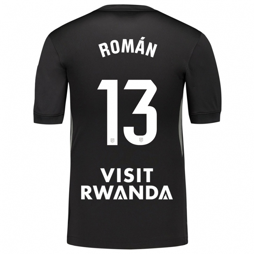 נשים Francis Holgado #13 שחור לבן חולצת שוער 2025/26 חולצה קצרה