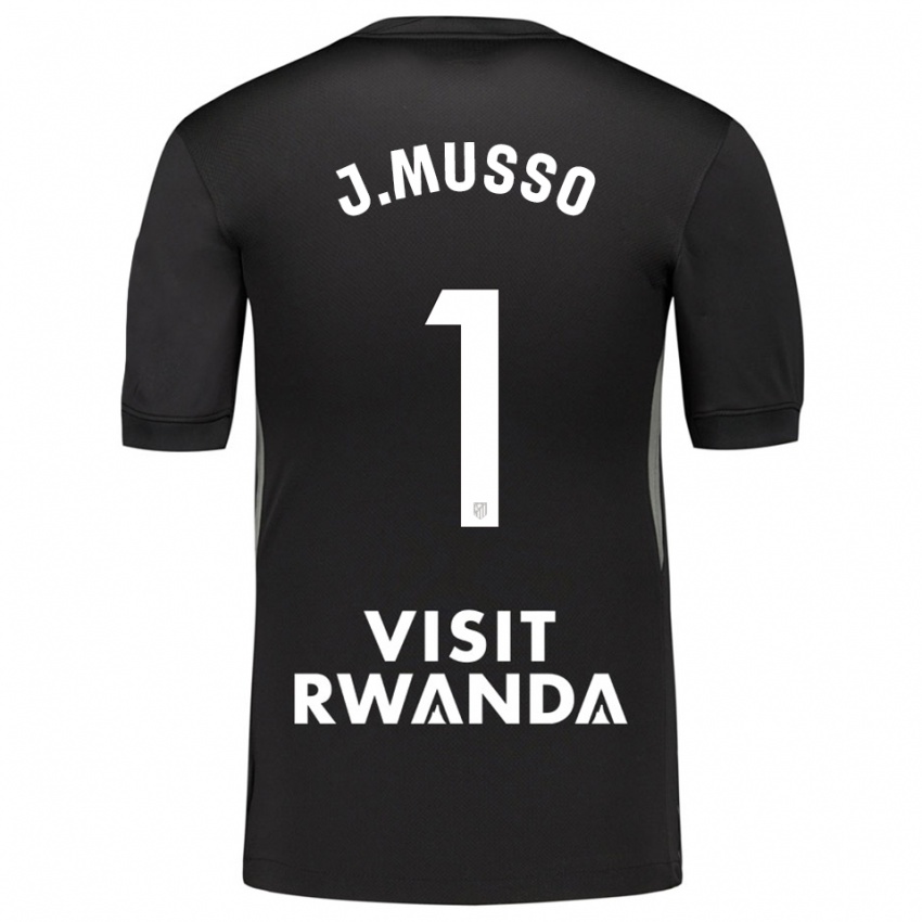 נשים חואן מוסו #1 שחור לבן חולצת שוער 2025/26 חולצה קצרה