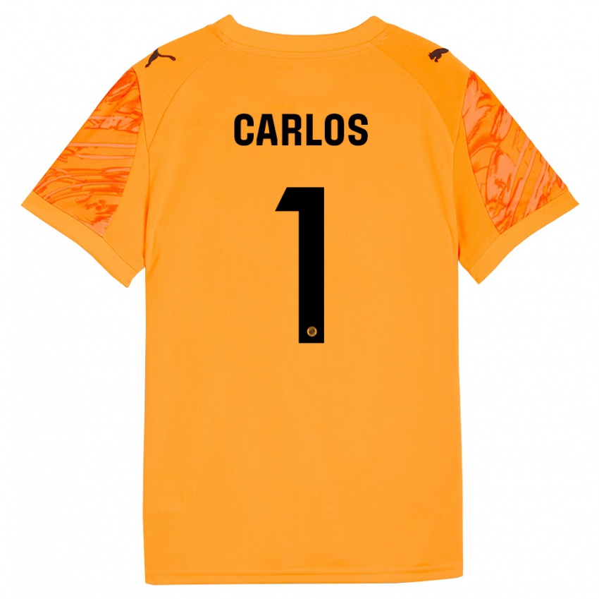 נשים חואן קרלוס #1 כתום שחור חולצת שוער 2025/26 חולצה קצרה