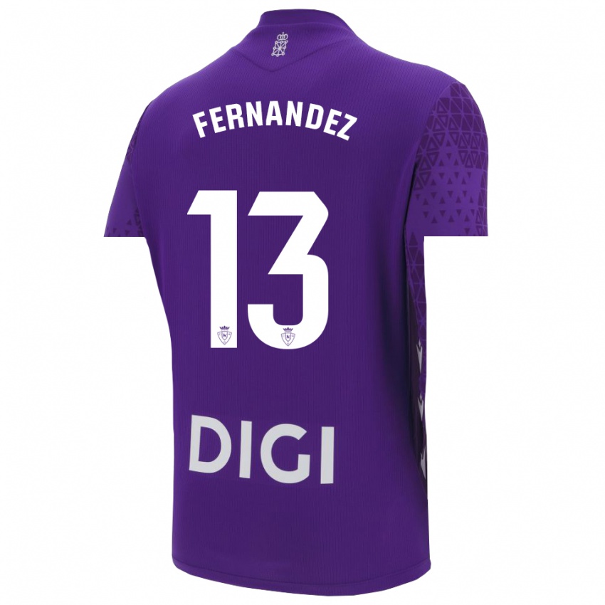 נשים אייטור פרננדס #13 סגול לבן חולצת שוער 2025/26 חולצה קצרה