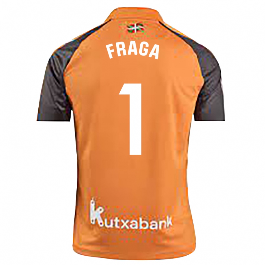 נשים אייטור פראגה #1 שחור כתום חולצת שוער 2025/26 חולצה קצרה