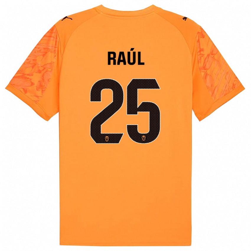 נשים ראול חימנס #25 כתום שחור חולצת שוער 2025/26 חולצה קצרה