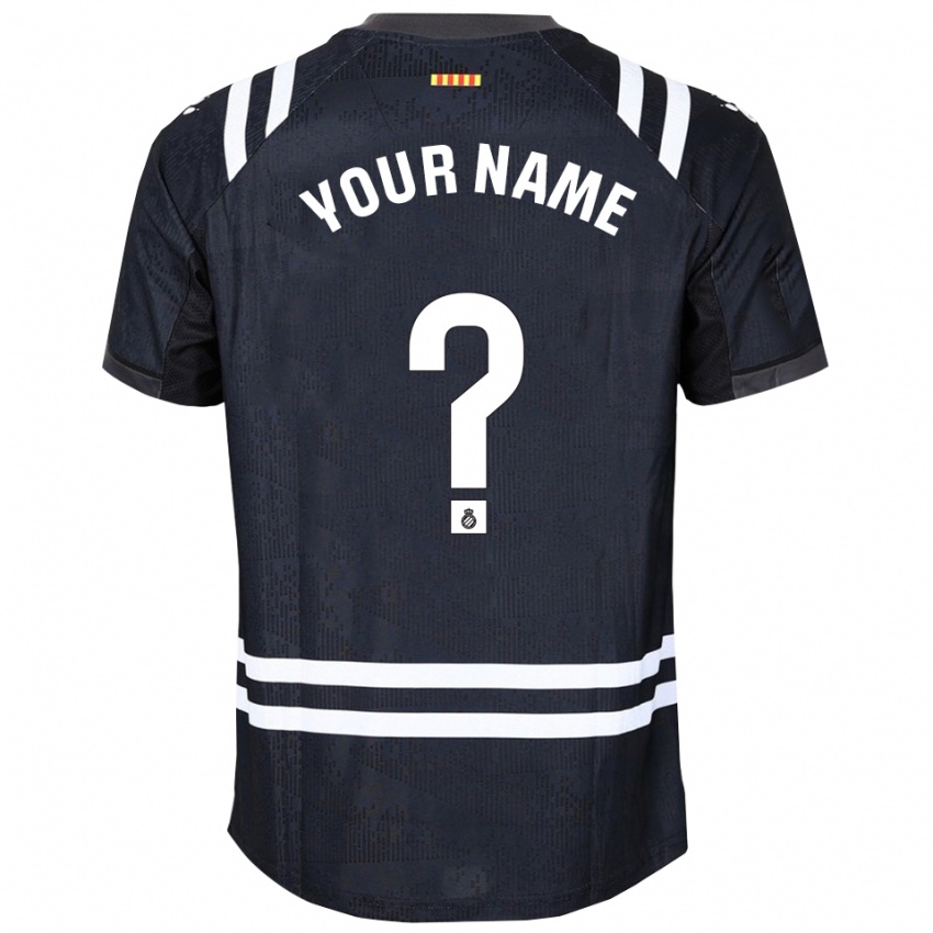 נשים אספניול שחור לבן חולצת שוער 2025/26 חולצה קצרה