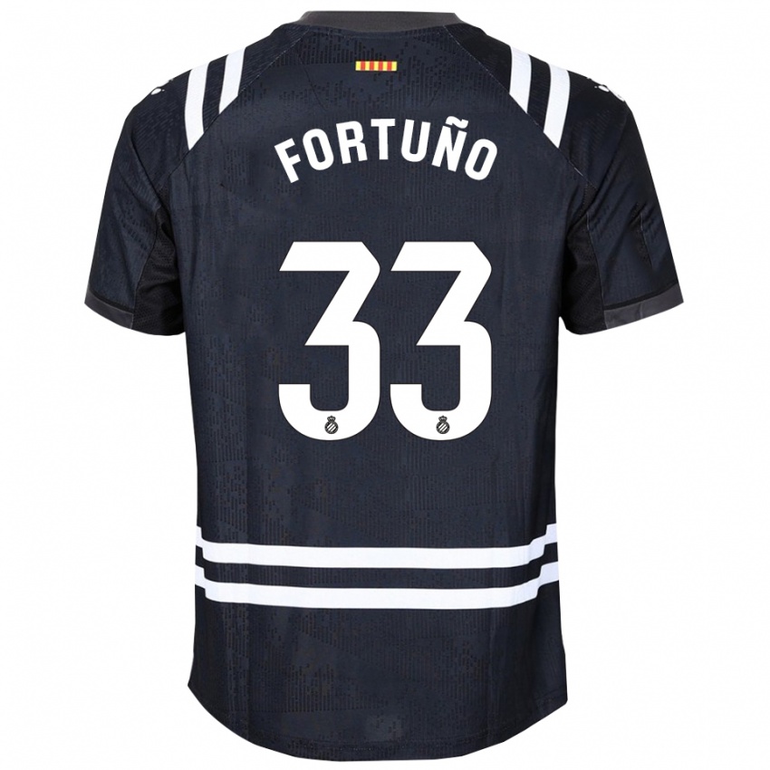 נשים אנחל פורטוניו #33 שחור לבן חולצת שוער 2025/26 חולצה קצרה