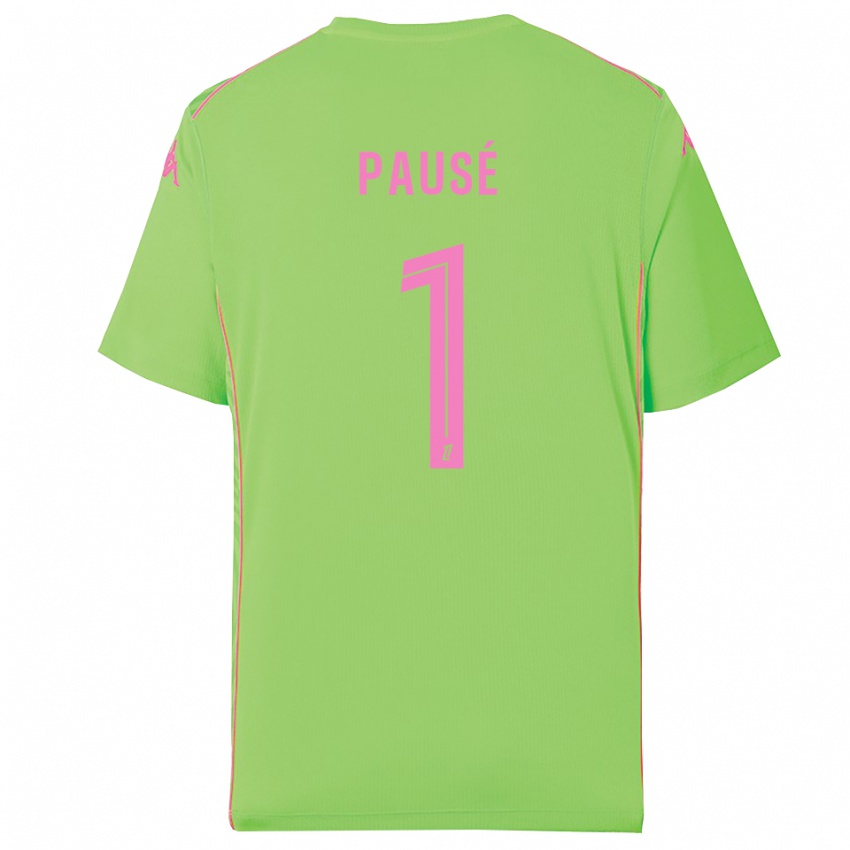 נשים Luca Pausé #1 ירוק בהיר חולצת שוער 2025/26 חולצה קצרה
