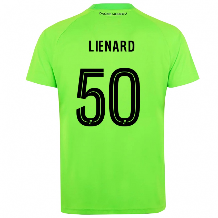 נשים יאן ליאנארד #50 ירוק שחור חולצת שוער 2025/26 חולצה קצרה