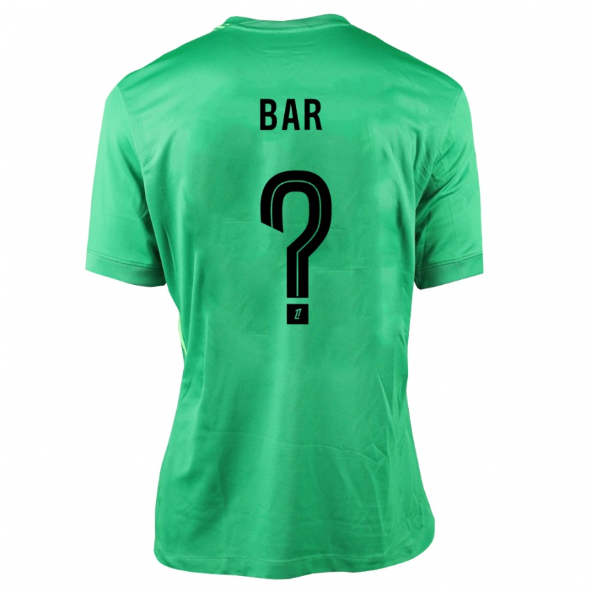 נשים Arthur Bar #0 ירוק שחור חולצת שוער 2025/26 חולצה קצרה