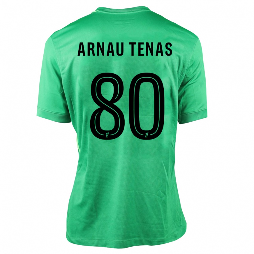 נשים ארנאו טנאס אורניה #80 ירוק שחור חולצת שוער 2025/26 חולצה קצרה