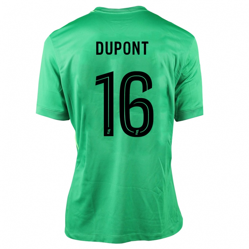 נשים Raphaël Dupont #16 ירוק שחור חולצת שוער 2025/26 חולצה קצרה