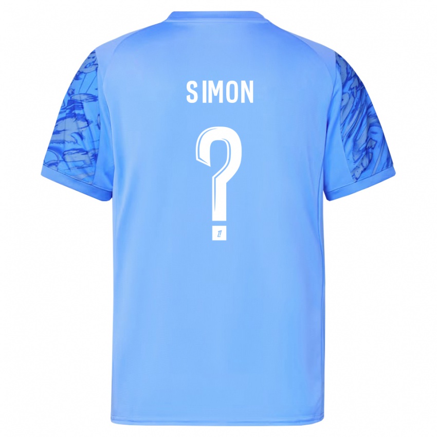 נשים Jules Simon #0 כחול לבן חולצת שוער 2025/26 חולצה קצרה