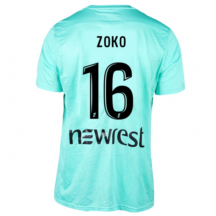 נשים Nathan Zoko #16 אקווה שחור חולצת שוער 2025/26 חולצה קצרה