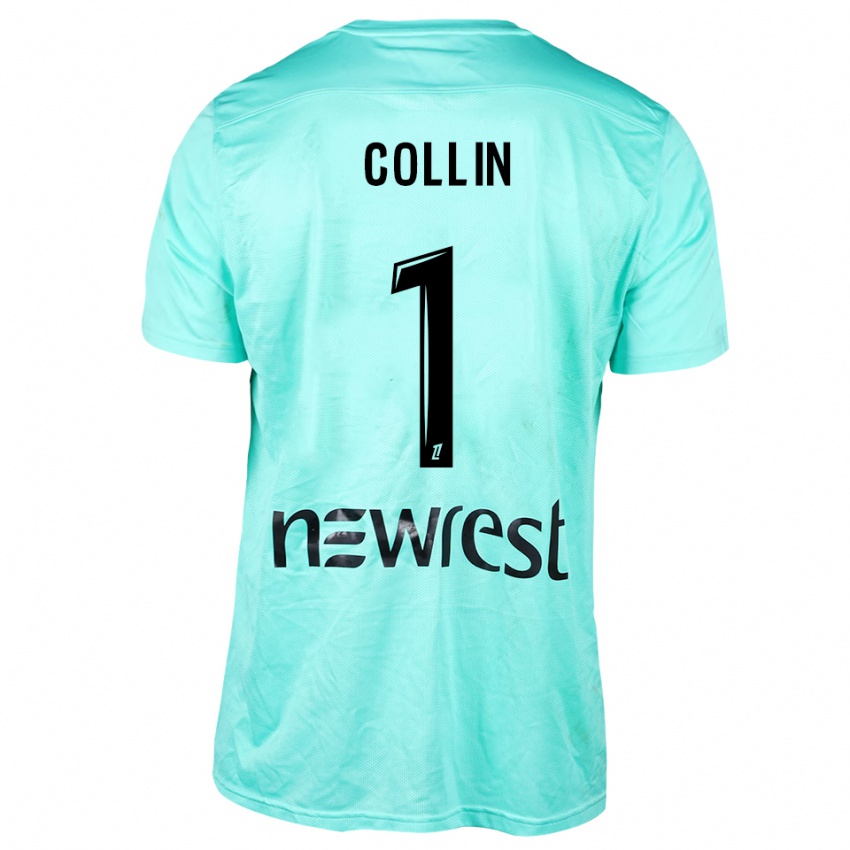 נשים תיאו קולין #1 אקווה שחור חולצת שוער 2025/26 חולצה קצרה