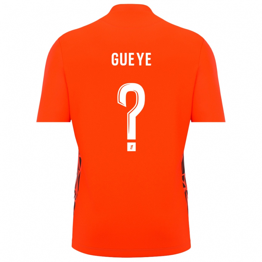 נשים Khady Gueye #0 לבן כתום חולצת שוער 2025/26 חולצה קצרה