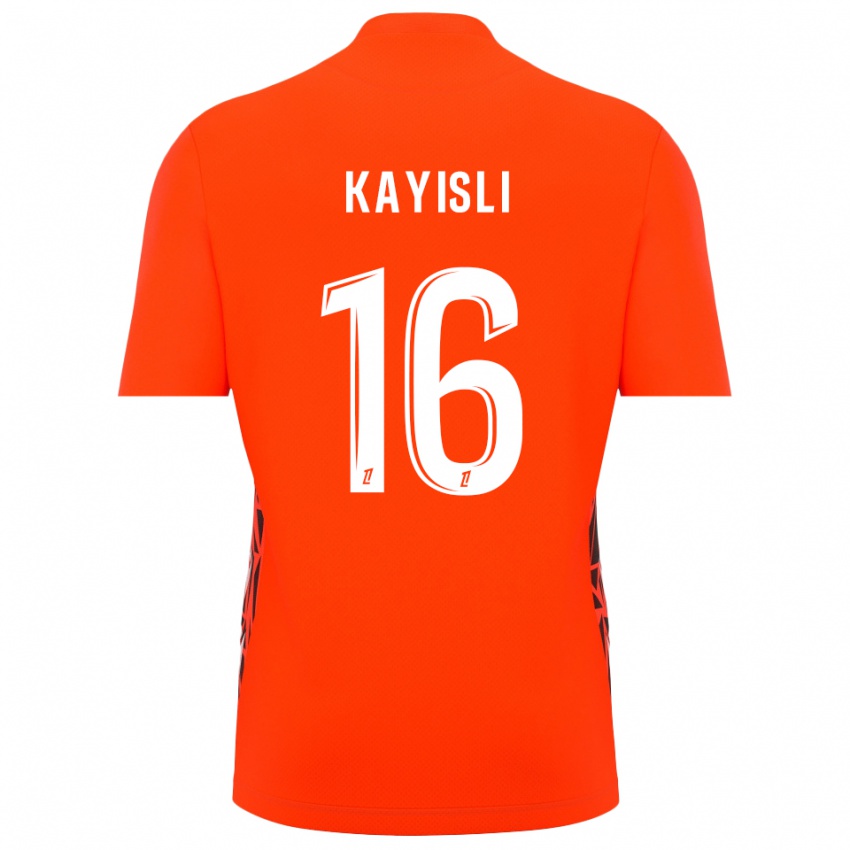 נשים Mehmet Kayisli #16 לבן כתום חולצת שוער 2025/26 חולצה קצרה