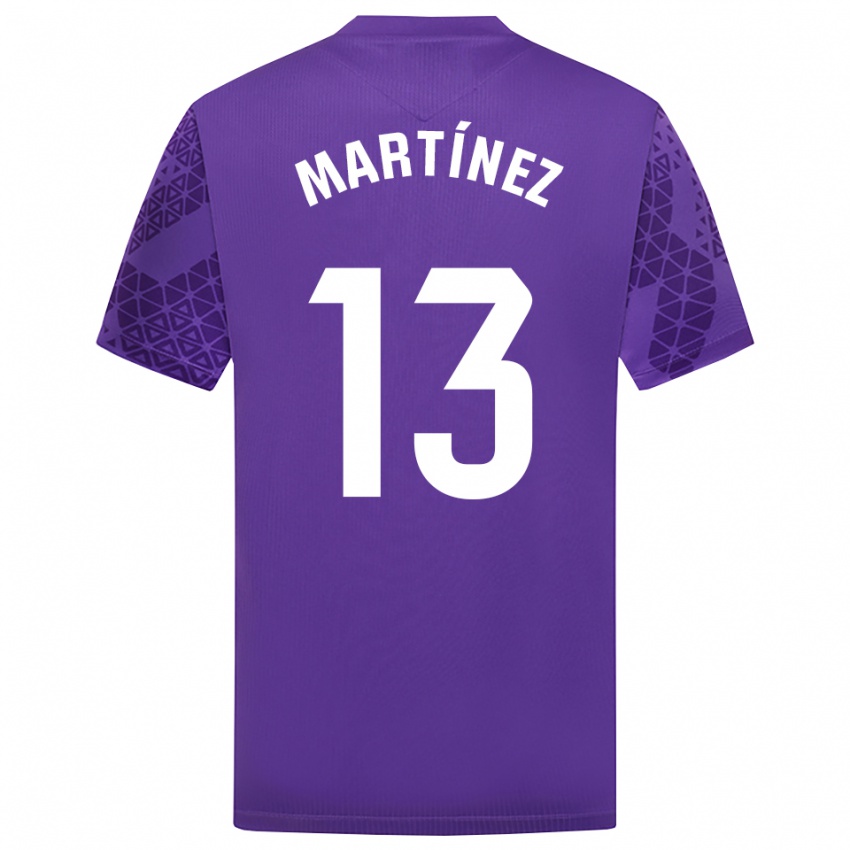 נשים Fernando Martínez #13 סגול לבן חולצת שוער 2025/26 חולצה קצרה