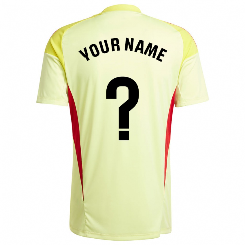 נשים גרנדה צהוב בהיר שחור חולצת שוער 2025/26 חולצה קצרה