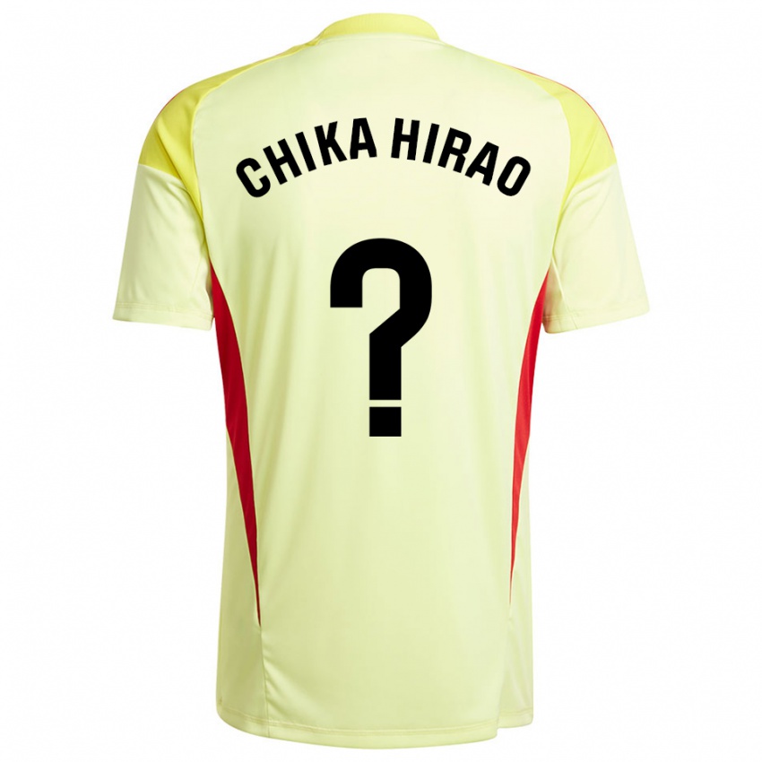 נשים צ׳יקה היראו #0 צהוב בהיר שחור חולצת שוער 2025/26 חולצה קצרה