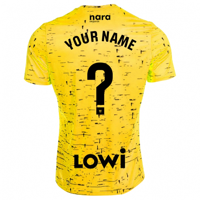 נשים לגאנס צהוב שחור חולצת שוער 2025/26 חולצה קצרה