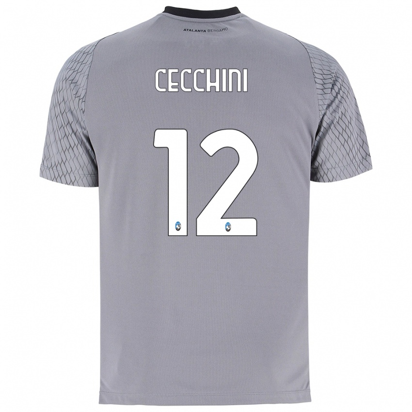 נשים פיליפו צ׳קיני #12 אפור כחול אדום חולצת שוער 2025/26 חולצה קצרה