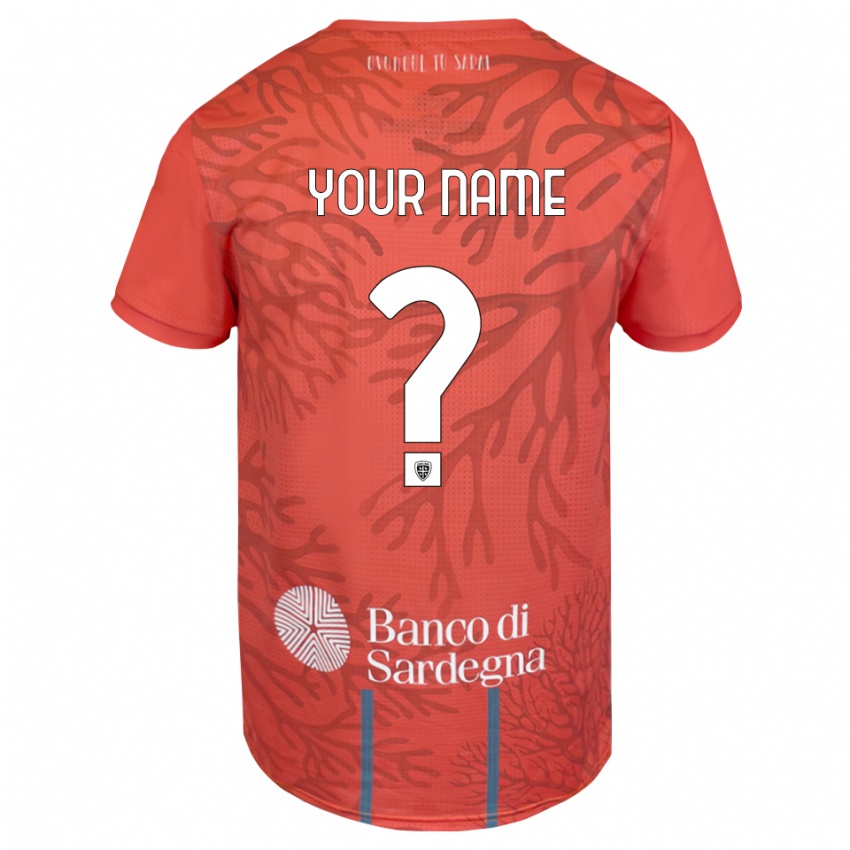 נשים קליארי כתום אדום לבן חולצת שוער 2025/26 חולצה קצרה