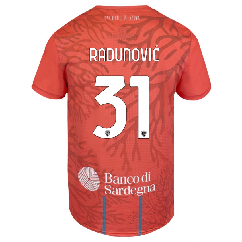 נשים בוריס רדונוביץ׳ #31 כתום אדום לבן חולצת שוער 2025/26 חולצה קצרה