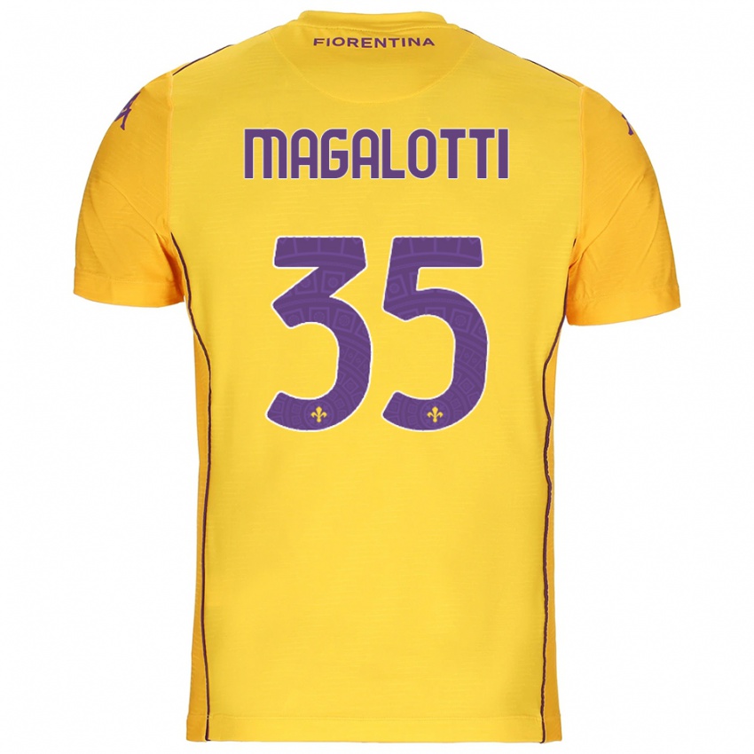 נשים מתיה מגלוטי #35 כתום צהוב סגול חולצת שוער 2025/26 חולצה קצרה