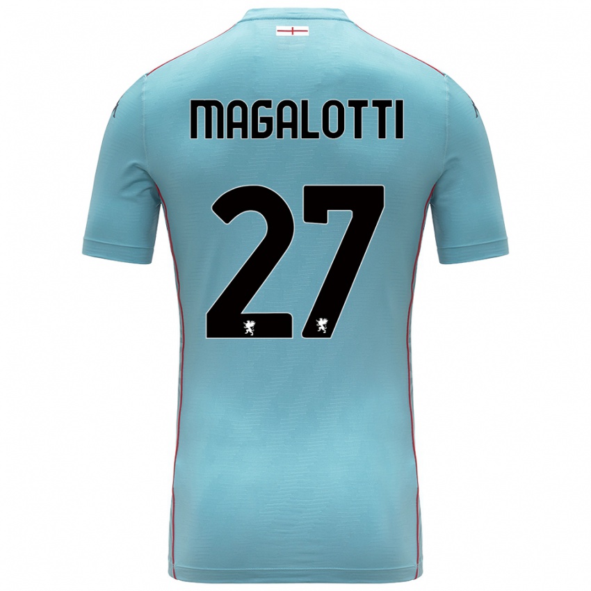 נשים גבריאל מגלוטי #27 אפור כחול חולצת שוער 2025/26 חולצה קצרה