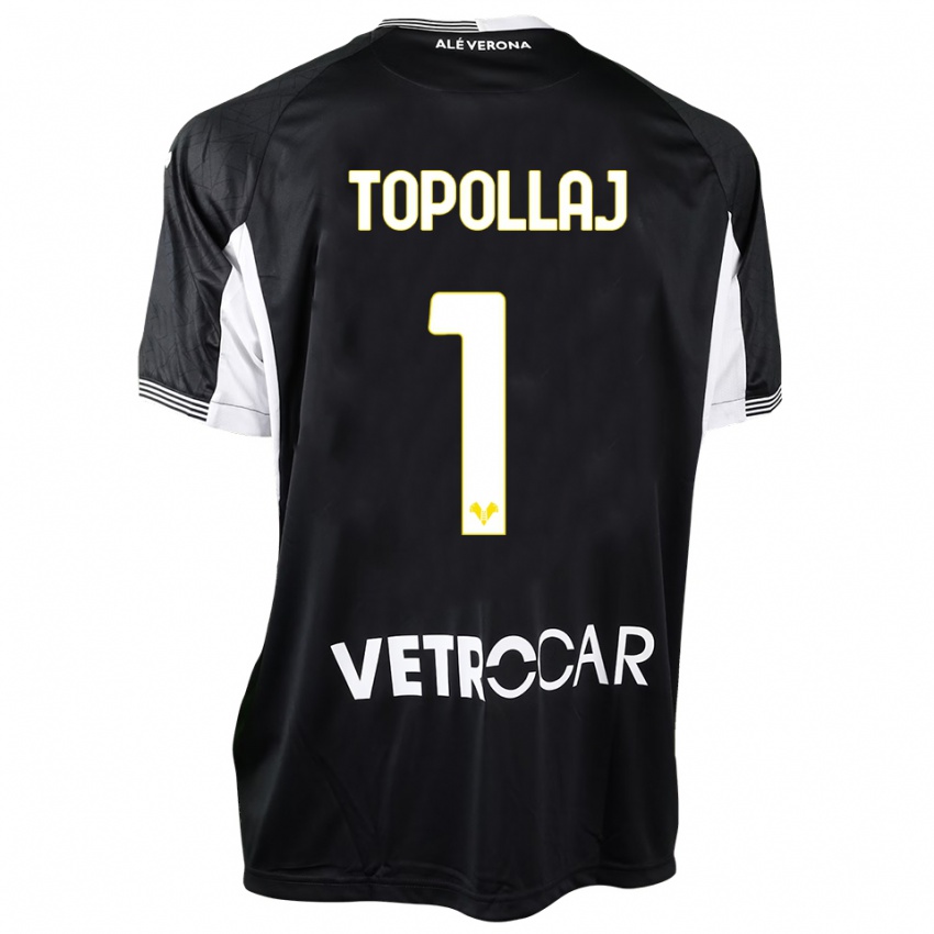 נשים מארק טופולאי #1 שחור לבן חולצת שוער 2025/26 חולצה קצרה