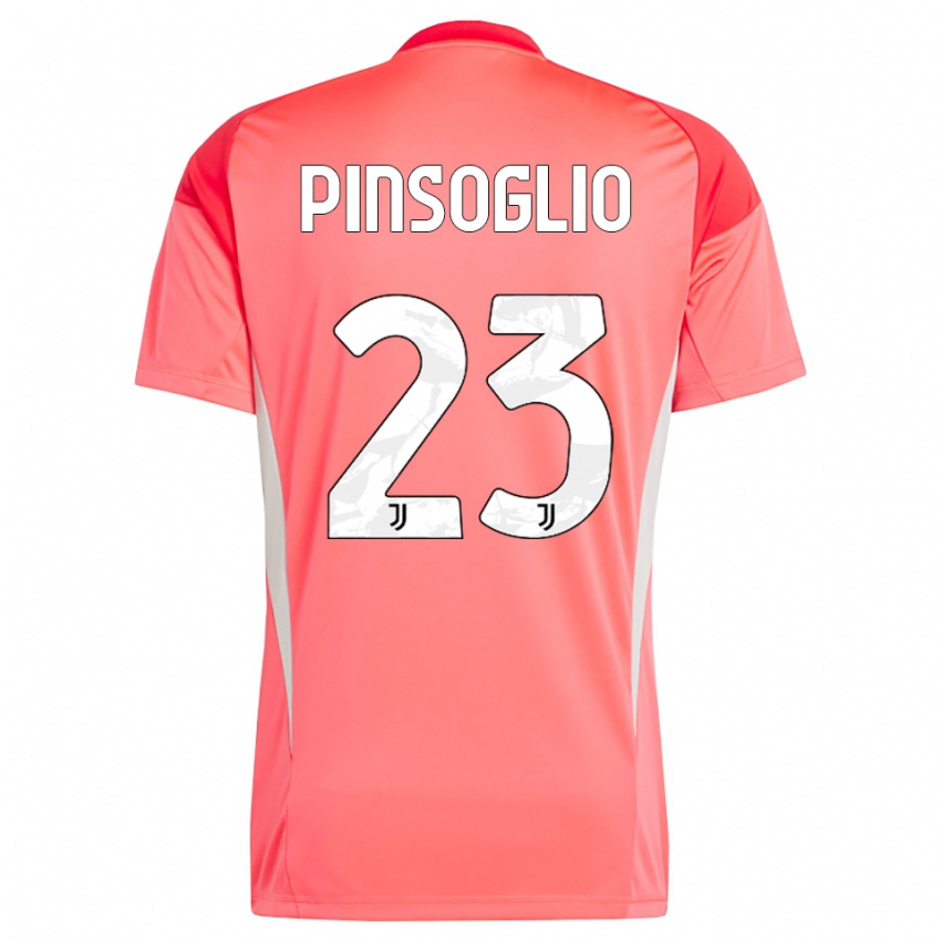 נשים קרלו פינסוליו #23 כתום אדום חולצת שוער 2025/26 חולצה קצרה