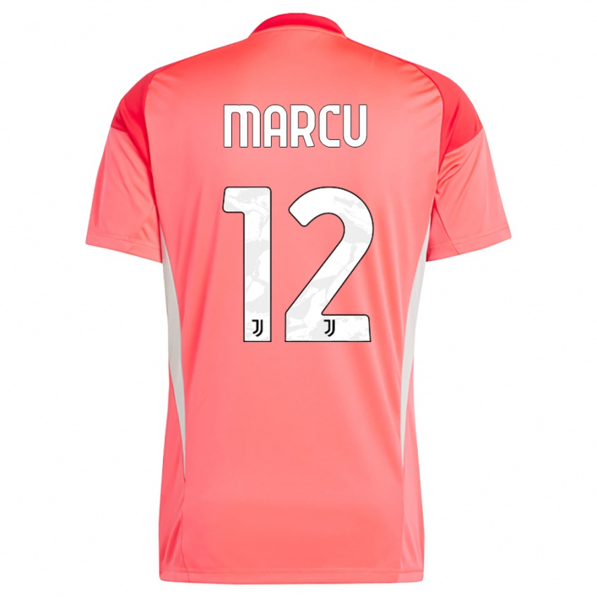 נשים אלסיו מרקו #12 כתום אדום חולצת שוער 2025/26 חולצה קצרה