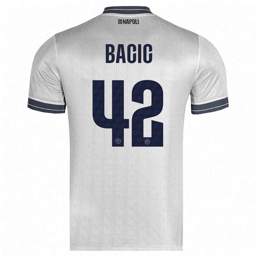 נשים דוריס באצ׳יץ׳ #42 אפור בהיר חולצת שוער 2025/26 חולצה קצרה