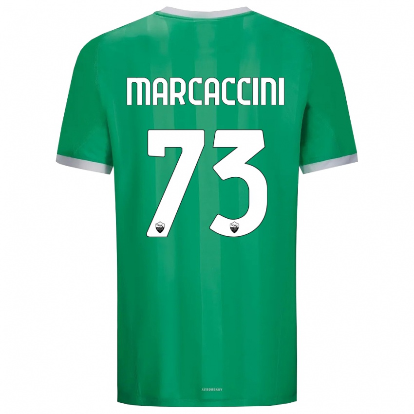 נשים אלסיו מרקצ׳יני #73 ירוק לבן חולצת שוער 2025/26 חולצה קצרה