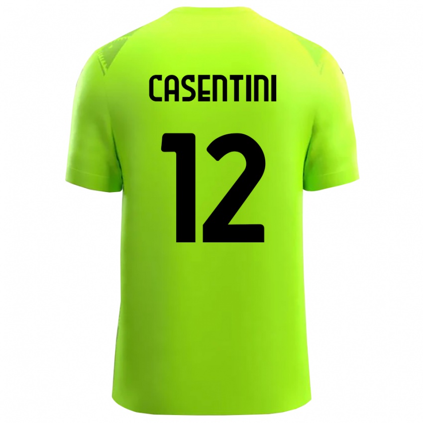 נשים גבריאל קסנטיני #12 ירוק דשא שחור חולצת שוער 2025/26 חולצה קצרה